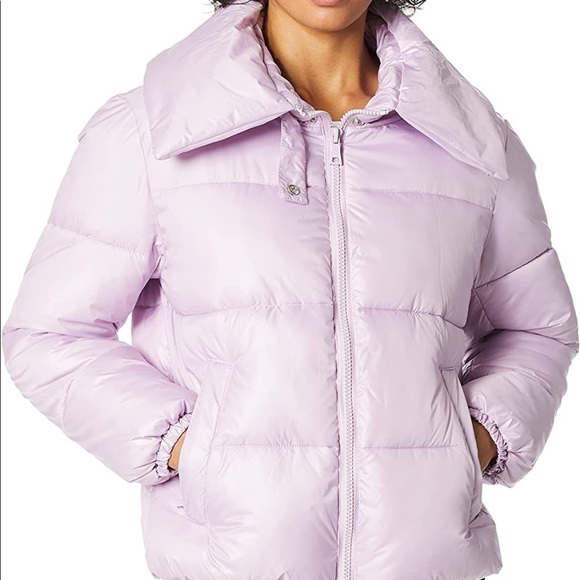 Kendall and Kylie light Purple Puffer Coat (lavender) - Picture 2 of 3